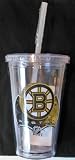 Boston Bruins Double Wall Tumbler with Straw