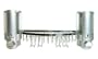 Better Living AVIVA Dispenser Shower Basket, Satin