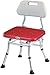 Foldable Shower Chair, Red Seat Cover