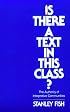 Is There a Text in This Class? The Authority of Interpretive Communities