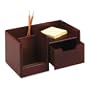 Rolodex 98800 Wood Tones Cell Phone/PDA Wireless Organizer, 10w x6d x5h, Mahogany