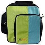 O Yikes Slingback Diaper Bag - Blueberry/ Key Lime