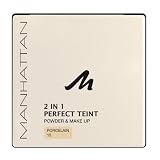 Manhattan 17308 Perfect Teint Powder & Makeup, porcelain