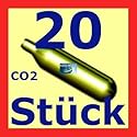 20 Stk. Bierkapseln 16g Bier CO2 Kapseln Patrone für BierMaxx Zapfprofi