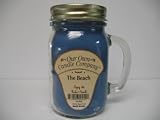 13oz THE BEACH Scented Jar Candle (Our Own Candle Company Brand) Made in USA - 100 hr burn time
