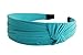 Bargain Headbands Aqua Blue, Gorgeous Elegant Knotted Hard Headband