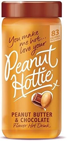 Peanut Hottie Flavored Hot Drink Variety Bundle, 9.15 oz (Pack of 2) includes 1-Can Peanut Butter & Chocolate Flavor + 1-Can Peanut Butter Flavor