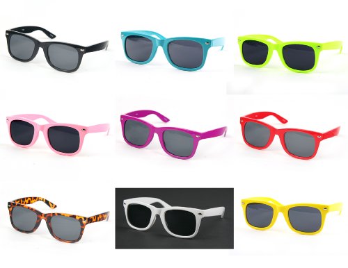 Children Wayfarer Color Frame Sunglasses P1301