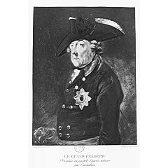 Kunstreproduktion: Edward Francis Cunningham "Friedrich d.Gr. / nach Cunningham" 54 x 80