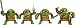 Search : Teenage Mutant Ninja Turtle "Bastu Style" - Set of 4 Figures