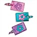 Flower Metallic Luggage Tag Assortment