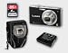 Panasonic Lumix DMC-FX35 Noir - PACK - Etui Bilora 1160 - carte memoire SDHC 4GB Classe 6 - Batterie Photoprimus CGA-S008