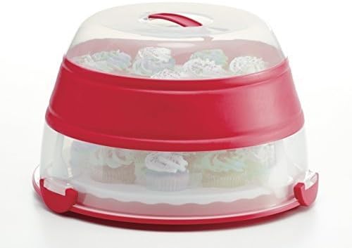 Progressive International Collapsible Cupcake and Cake Carrier by PROZ9