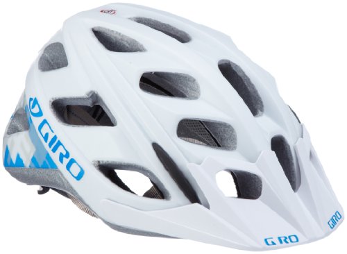 Giro Herren Fahrradhelm HEX, weiß/cyan