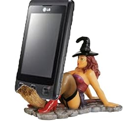 New Gothic Sculptural Witch Medieval Cellphone MP3 Player holder