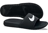 Nike Men's Benassi Swoosh Sandal Black/White