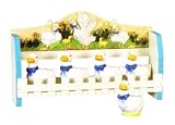 GOOSE 3-D Majolica Spice Rack & Jars *NEW*