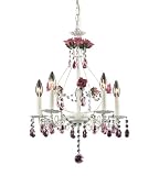 5 Light Chandelier In Antique White