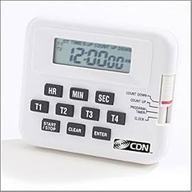 CDN PT1A 4-Event Timer and Clock by CDN