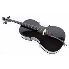 schwarzes 4/4 Cello inklusive Bogen & Tasche