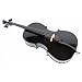 schwarzes 4/4 Cello inklusive Bogen & Tasche
