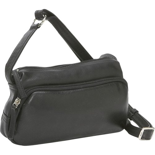 Derek Alexander Small Twin Zip Handbag