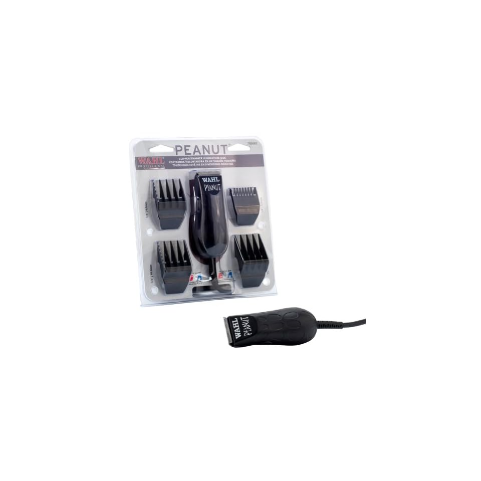 Wahl Peanut Clipper Trimmer 4 8655 Black Hair Clip Trim Salon