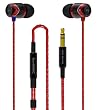 SoundMAGIC E10 - Intrauriculares, color negro y rojo