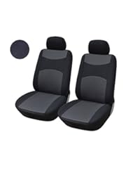Automotive Parts and Accessories: OPT? Brand. 4PC Set Hyundai Front Car Seat Covers Polyester Cloth. Black and Gray Two-Tone Color. 77F160-BK. Free Shipping From New York. - OPT