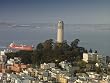 Striking Coit Tower, Overlooking the San Francisco Bay - Keepsake 16"x20" Photographic Print by Carol M. Highsmith