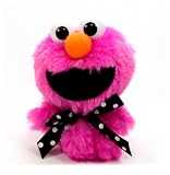 Furyu Official Sesame Street Polka Dot Ribbon Elmo Plush Strap - 3274 - Magenta