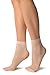 LissKiss White Thick Mesh Socks Ankle High - Socks