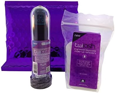 360 Kit - Twilash Plus Water Resistant Mascara &amp; Removers - Volume &amp; Length - Eyelash Curler, Enhancer, Mascara  &amp; Mascara Removal -  Anti Aging