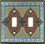 MOROCCO Red Switchplates Outlet Covers, Rocker, GFCI