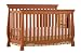 Stork Craft Venetian 4-in-1 Fixed Side Convertible Crib, Oak