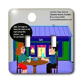 Londons Times Funny Relationships Cartoons - The Blog-Blind Date - Light Switch Covers - double toggle switch
