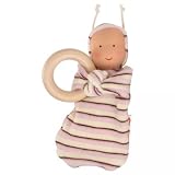 Käthe Kruse Organic Rainbow Baby with Pink Stripes