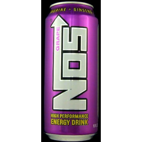 NOS Energy Drink, Grape, 16Ounce (Pack of 8) Grocery
