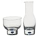 Orrefors Intermezzo Blue Creamer and Sugar