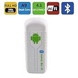 New Version Bluetooth Ug007 Mini Pc Android 4.1 Google Tv Dongle Dual Core Cortex A9 Wifi 1080p RAM 1gb+rom 8gb+3d
