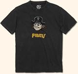 Pittsburgh Pirates Retro Logo T-Shirt by Red Jacket (XXL, Black)