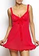 Hanky Panky Lace And Mesh Babydoll with Matching Thong Sleepwear