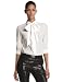 HALSTON HERITAGE Women's Removable Tie Blouse