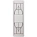 Flash Furniture RB-3096-GG 30-Inch Width by 96-Inch Length Plastic Folding Table, Gray/White