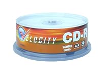 Velocity 52X 80 Minute/700 MB CD-R (25-Pack Spindle)
