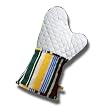 Two Dogs Designs Inc Barbecue Mitt, Green Stripes