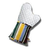 Two Dogs Designs Inc Barbecue Mitt, Green Stripes by Two Dogs