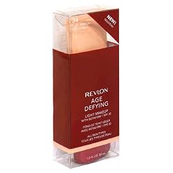 Revlon Age Defying Light Makeup, SPF 30, Light Medium 34, 1 Ounce