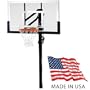 Lifetime 79957 Competition Series In-Ground Basketball Hoop with 54 Inch Shatter Guard Backboard