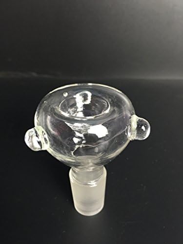 Transparent Three Dots 14mm Male Bowl